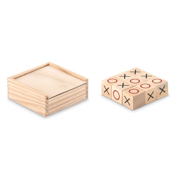 TIC TAC TOE. Gioco del tris in legno