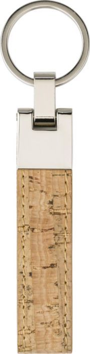 Portachiavi in sughero e metallo Elowen