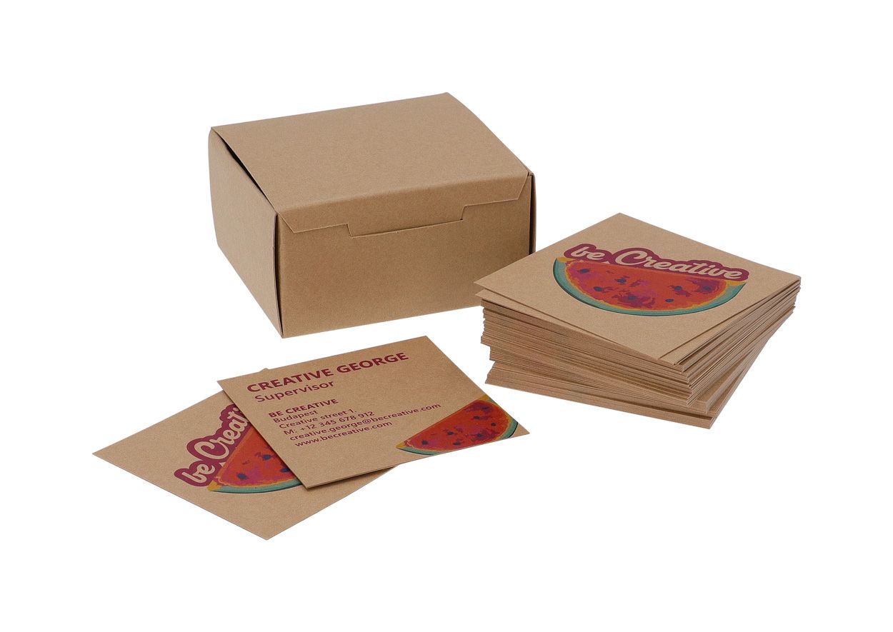 Visicard Square Eco. Biglietti da visita personalizzabili