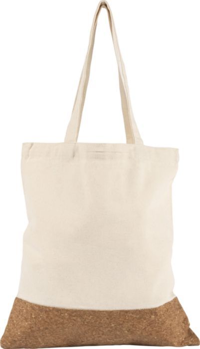 Shopping bag in cotone con base in sughero Dalia