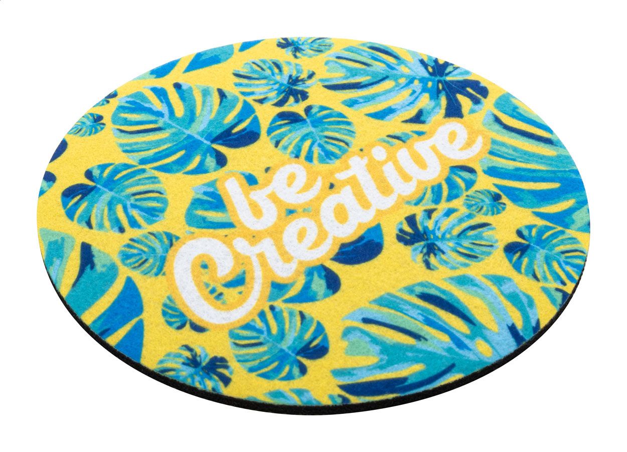 CreaFelt Drink Plus. Sottobicchiere in feltro RPET, rotondo