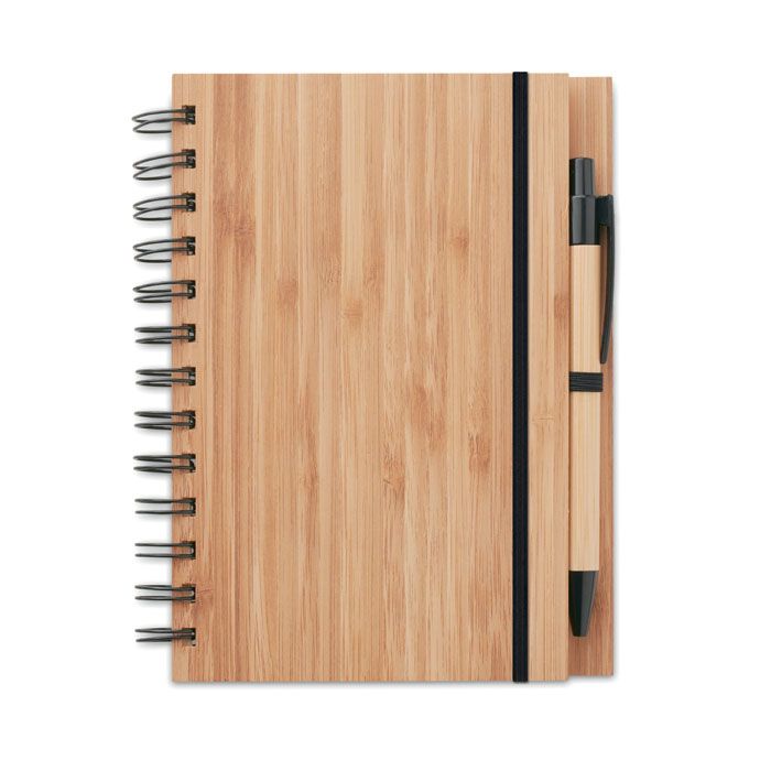 BAMBLOC. Notebook in bamboo con penna