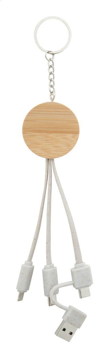 Mugory. portachiavi con cavi di ricarica USB