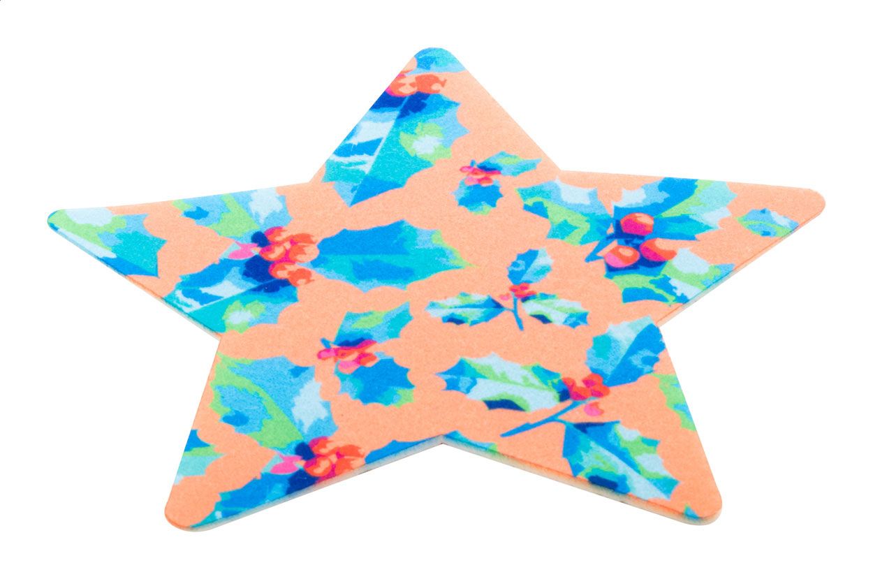 CreaFelt Drink Xmas. Sottobicchiere in feltro RPET personalizzabile