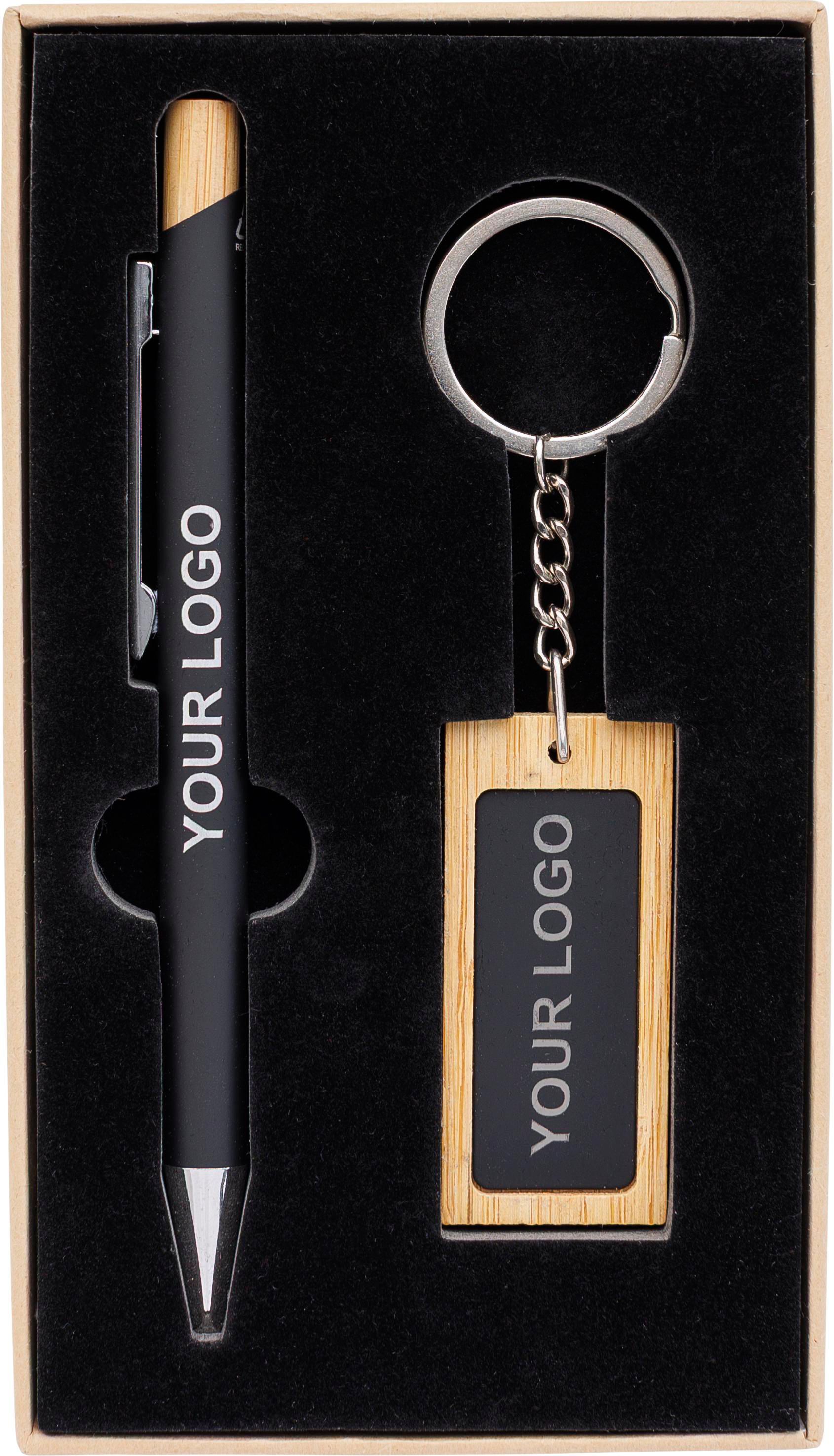 Set da scrittura in bambù Zaid