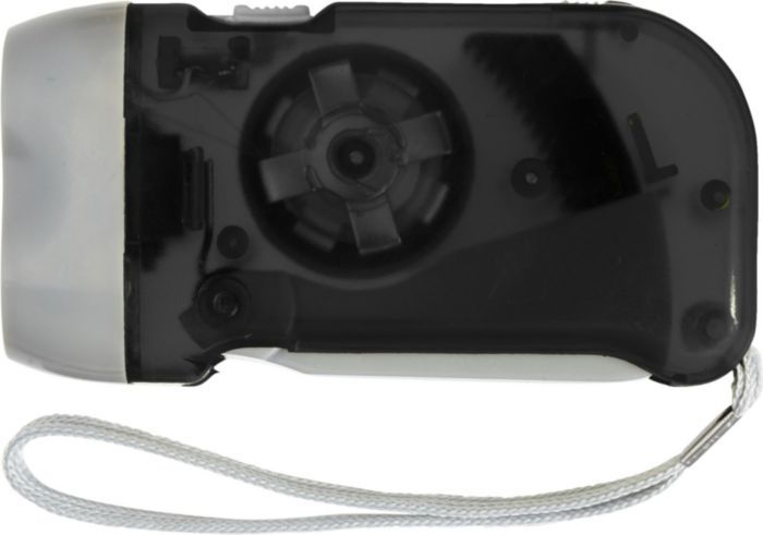 Torcia tascabile a dinamo, in ABS Tristan