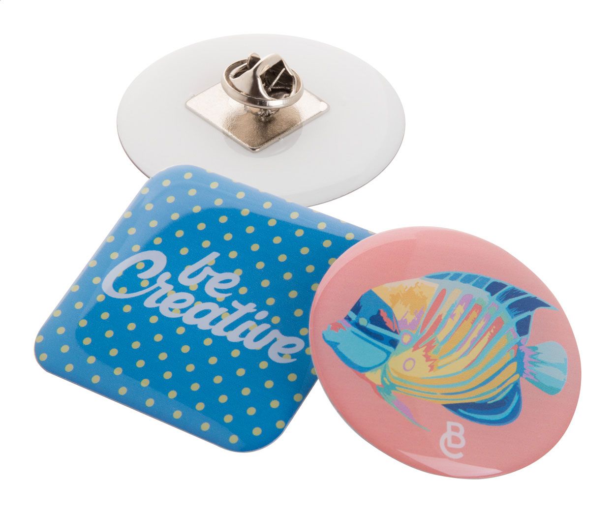 EpoBadge Maxi. spilla in metallo personalizzabile