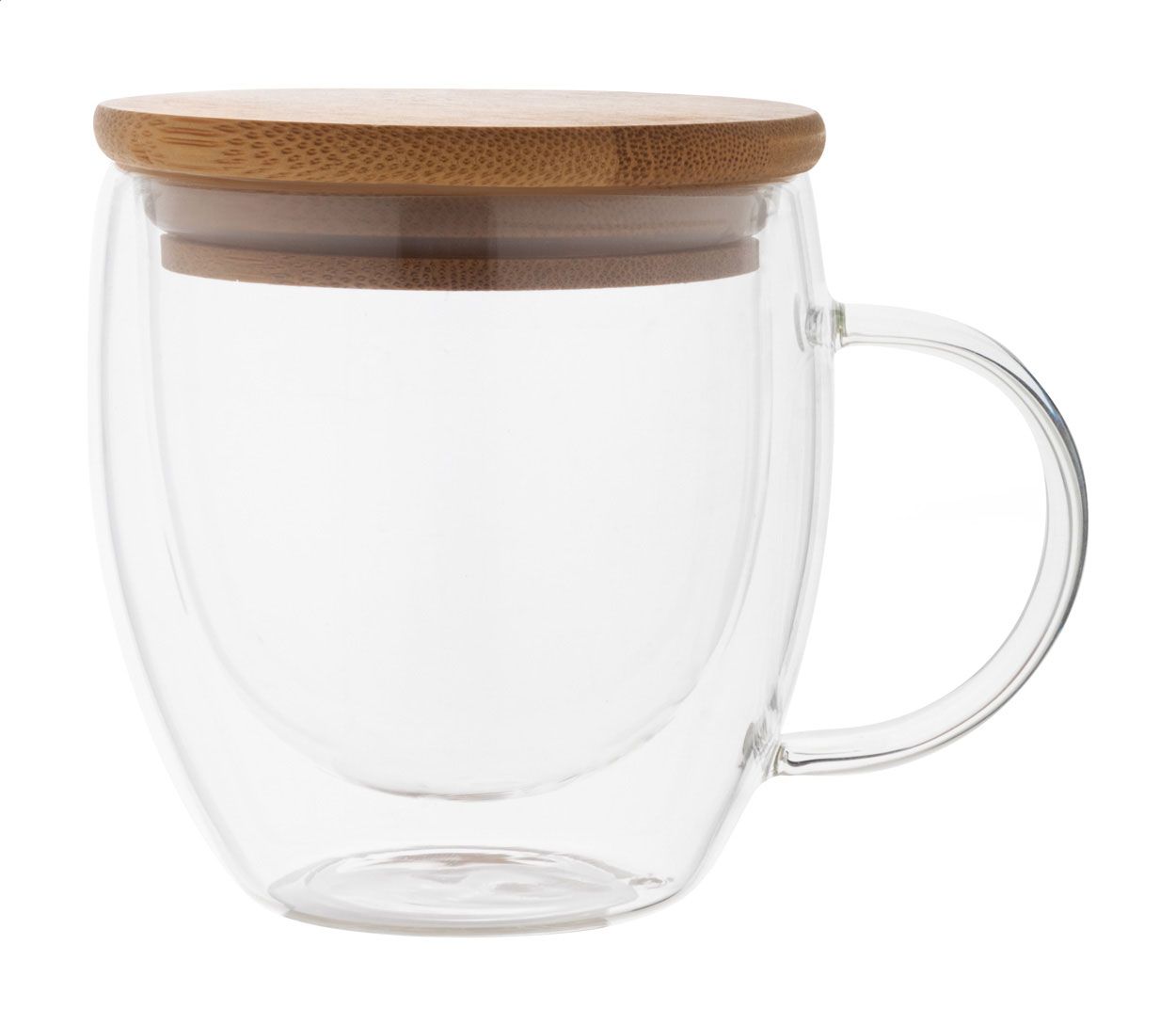 Grobina Mini. Tazza termica in vetro borosilicato