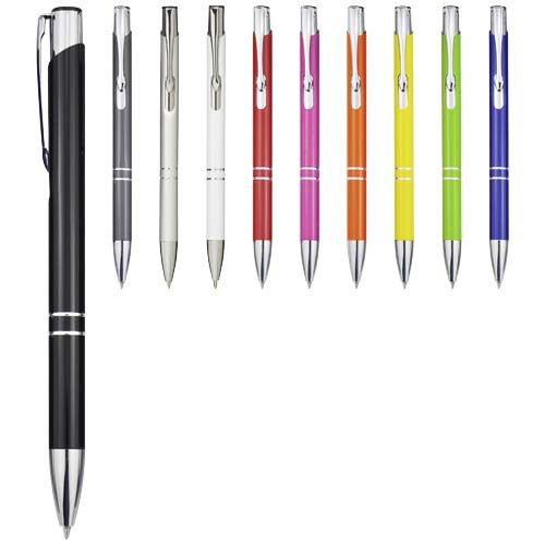 Penna a sfera in alluminio riciclato Moneta (inchiostro blu)