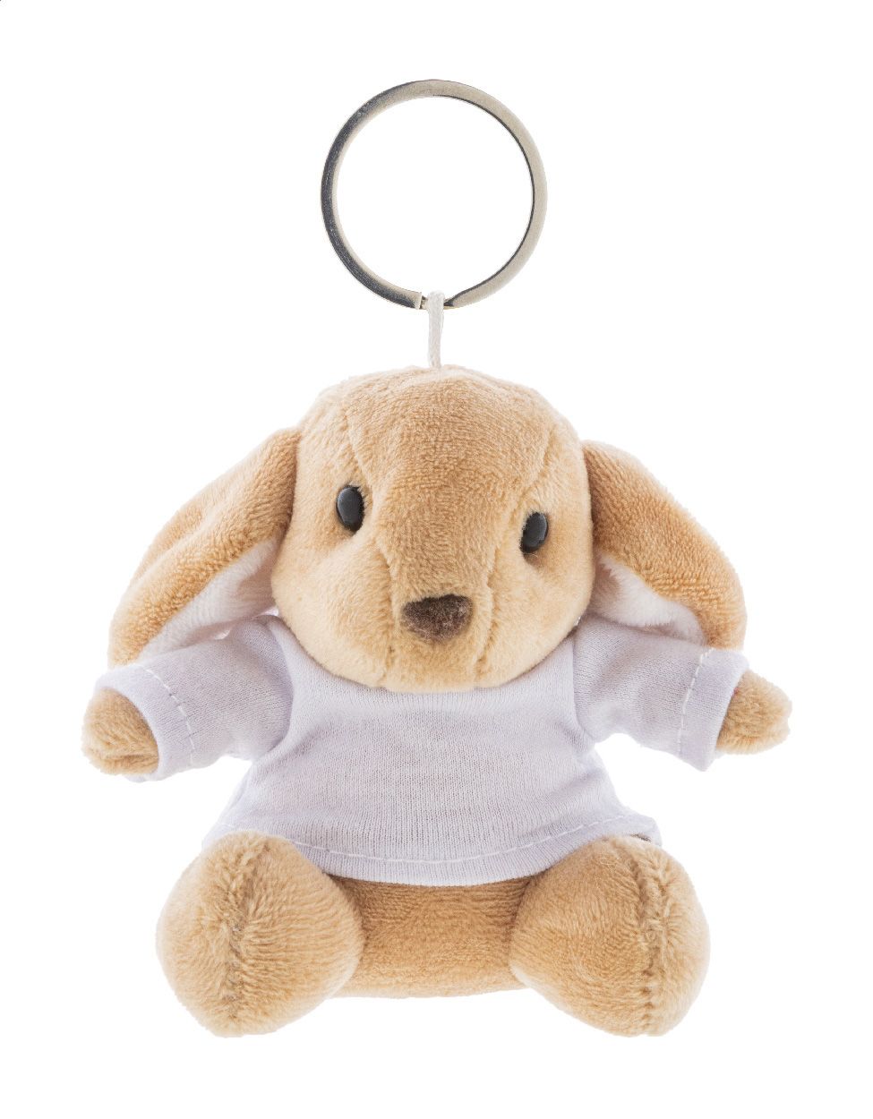 BunnyFob. Portachiavi con coniglietto in peluche