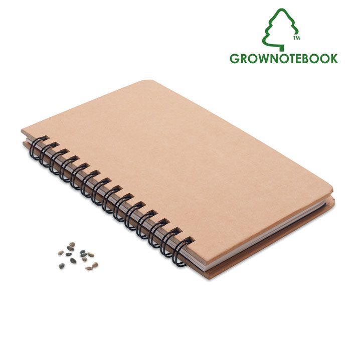 GROWNOTEBOOK™. Notebook in legno di pino
