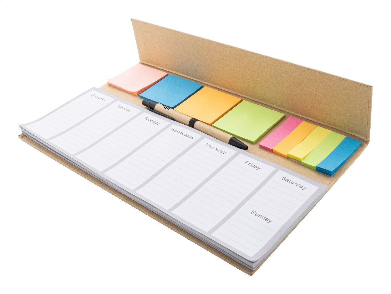 Weeknot. Planner settimanale da scrivania