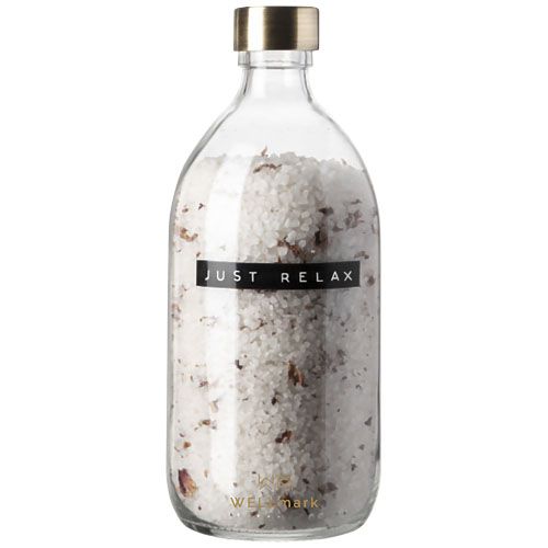 Sale da bagno profumo rosa da 500 ml Wellmark Just Relax