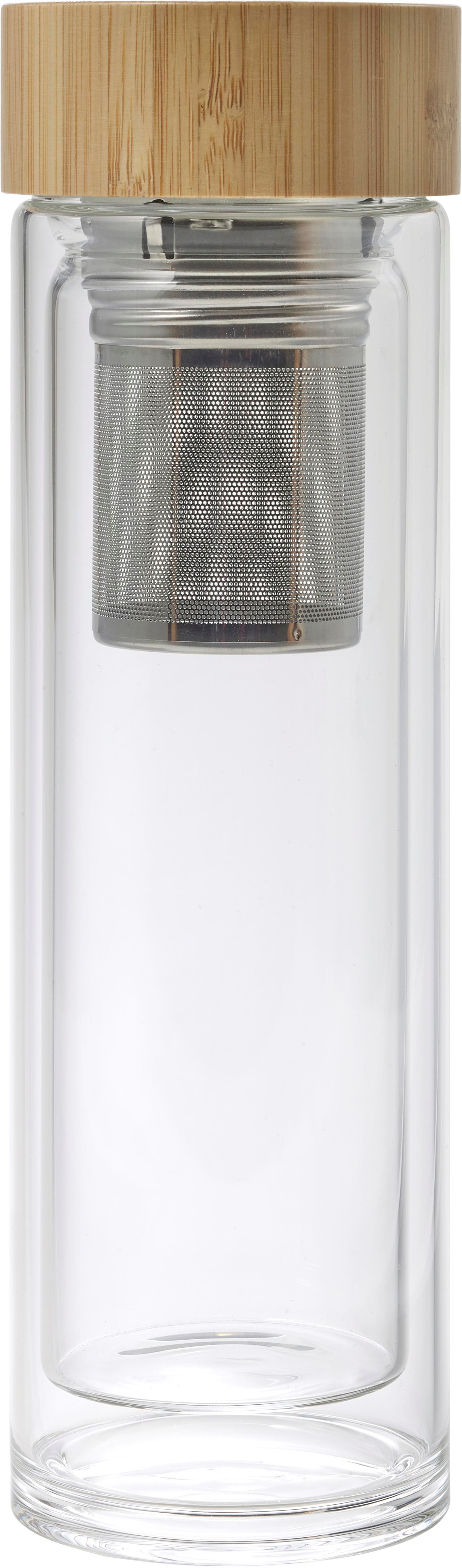 Thermos in vetro a doppia parete, capacità 420 ml Vicente