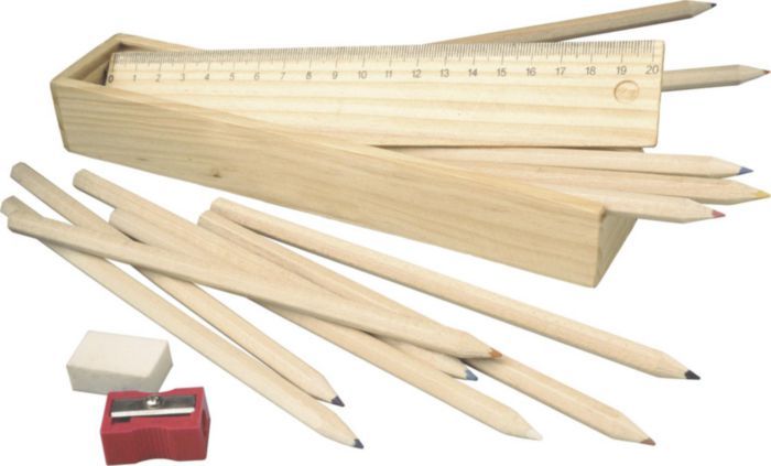 Set scuola in legno Carmelita