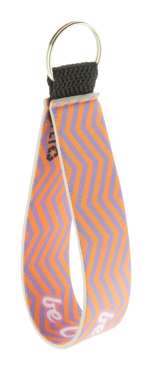 Strappy. Portachiavi in RPET personalizzabile