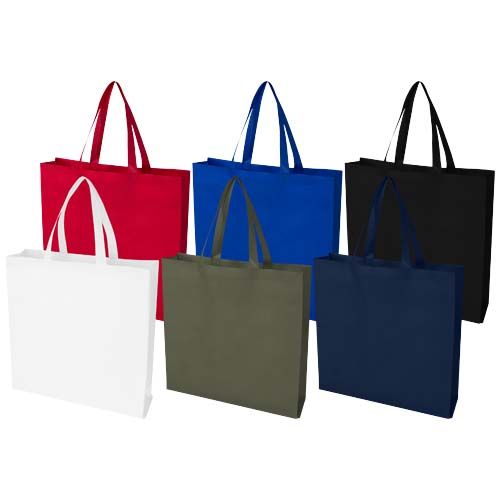 Tote bag a soffietto in tessuto non tessuto riciclato certificato GRS da 12 litri EcoSeal