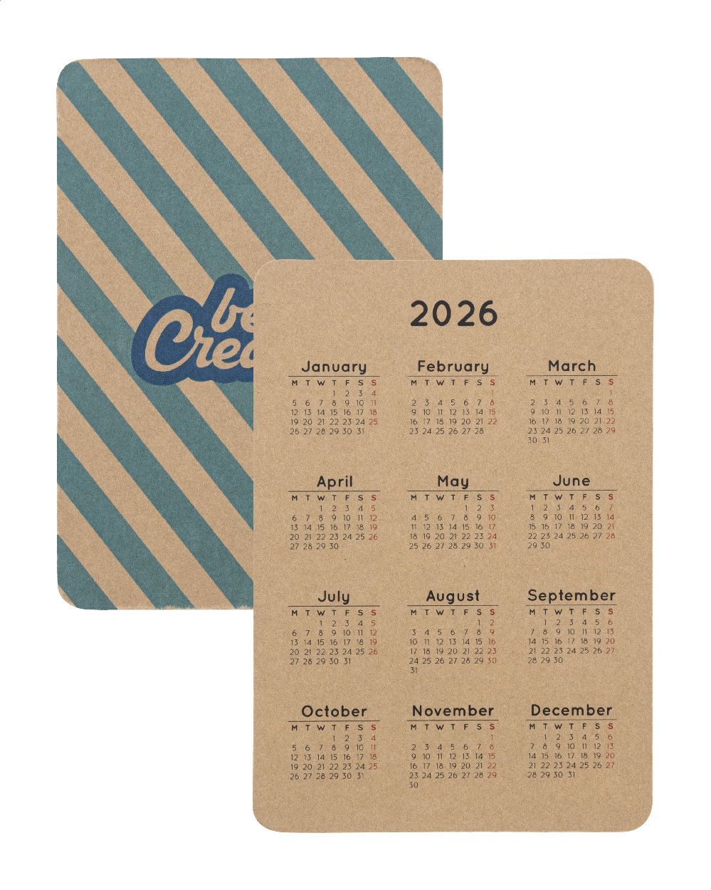 CreaDate Pocket Eco. Calendario personalizzabile tascabile
