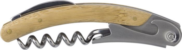 Coltello da cameriere, in bamboo e acciaio inox Lenny