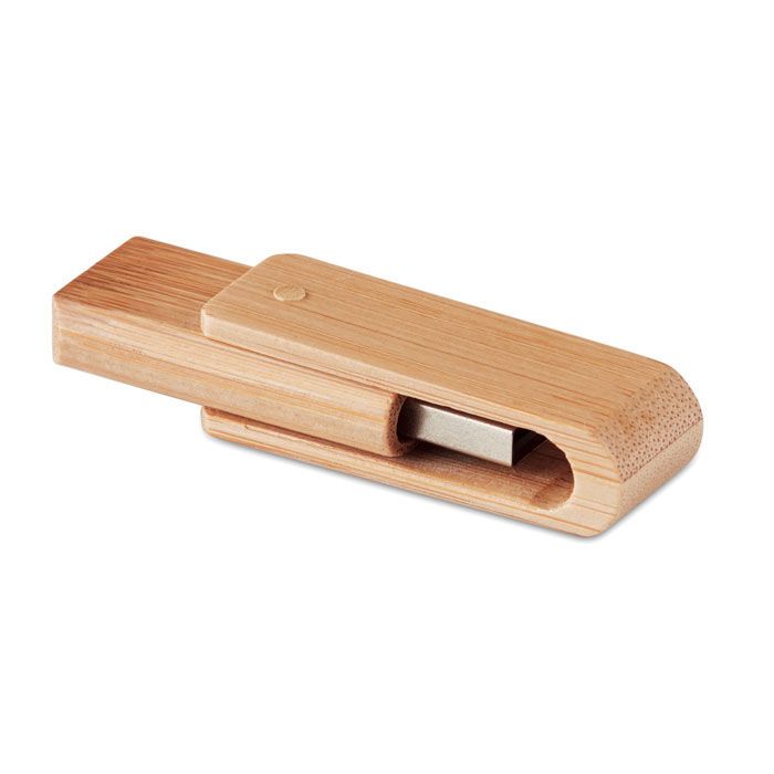 USB Credit card in bamboo 16GB Memorama
