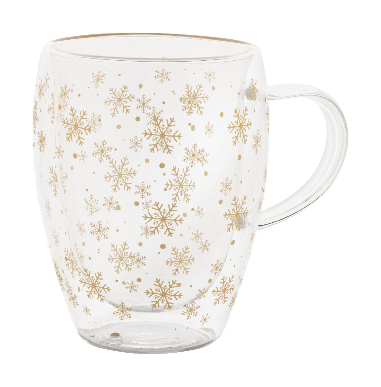 Snostro. Mug natalizio in vetro borosilicato