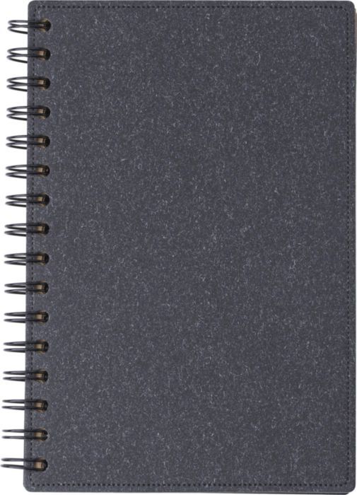 Notebook wire-o con copertina rigida in cartone riciclato Caleb