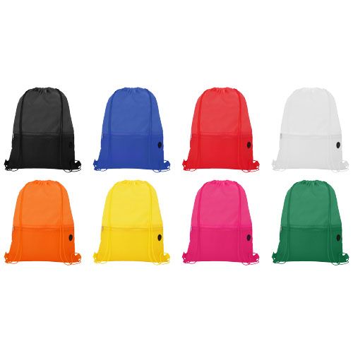 Zaino Oriole in mesh con cordoncino in colore abbinato - 5L