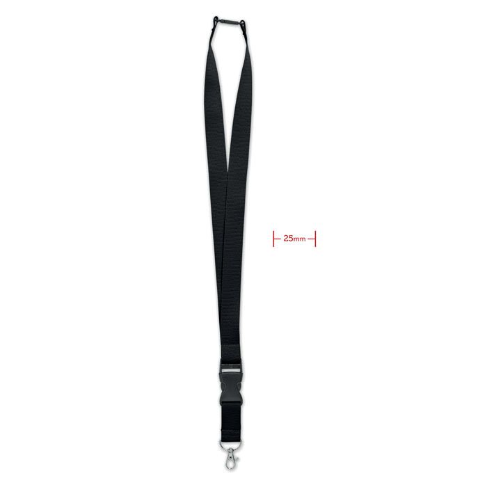 WIDE LANY. Lanyard con gancio in metallo
