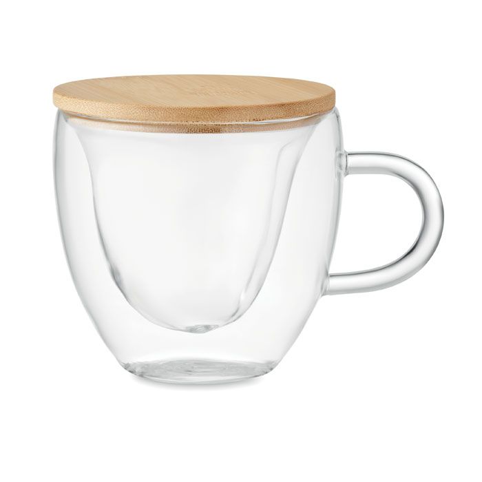 CORAMUG. Tazza in vetro borosilicato