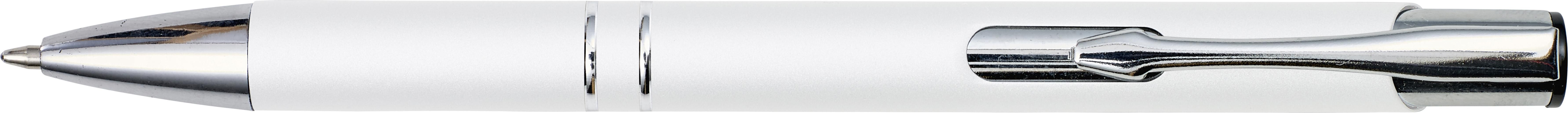 Penna a sfera in alluminio con strato gommoso Yvette