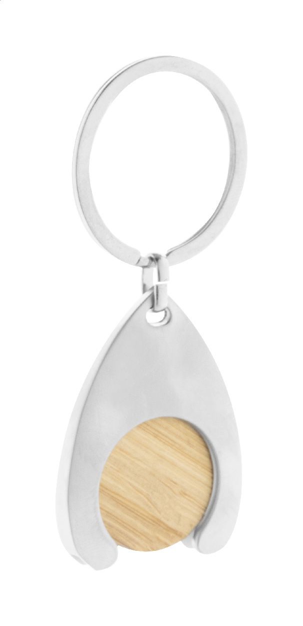 Zoinc. Portachiavi con gettone per carrello