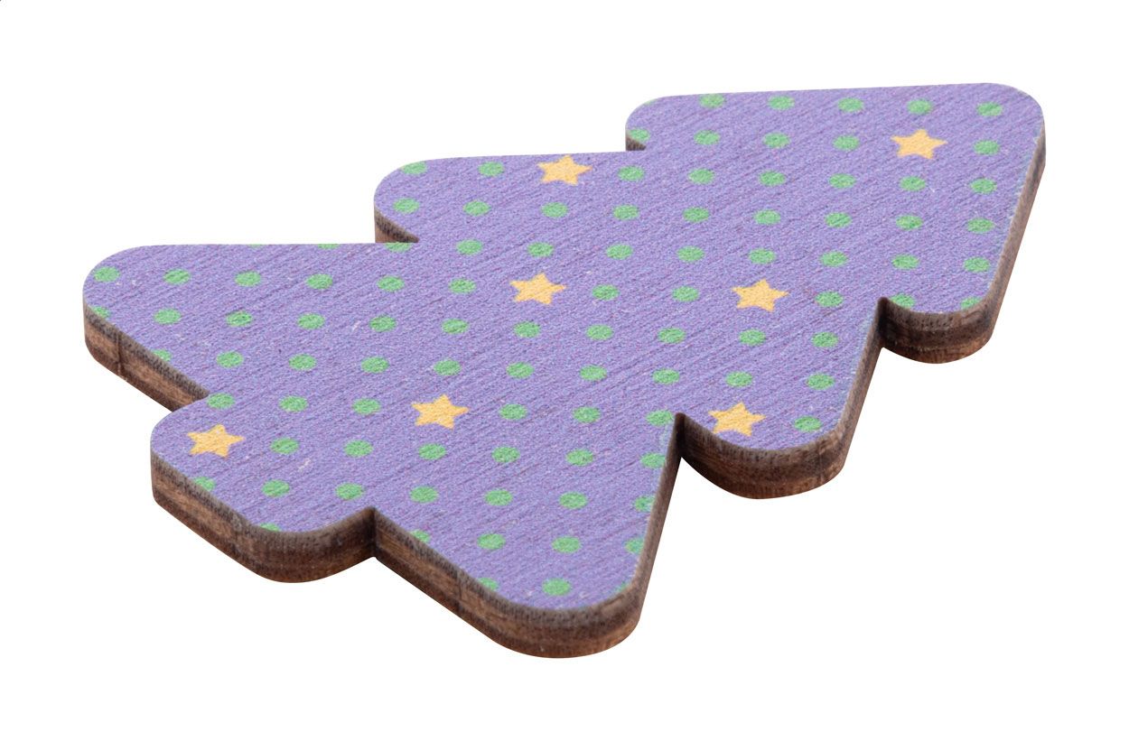 Woofri Xmas. Magnete frigo personalizzabile natalizio, albero di Natale