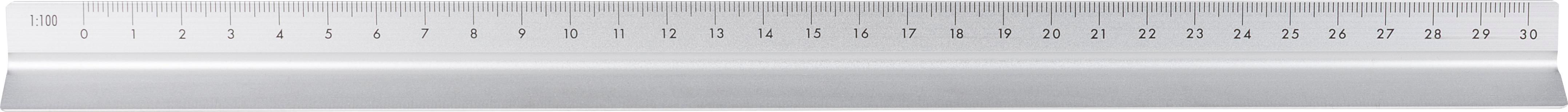 Squadra da disegno 30 cm alluminio Tavi