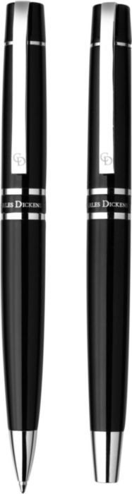 Charles Dickens®, set scrittura in metallo Santana