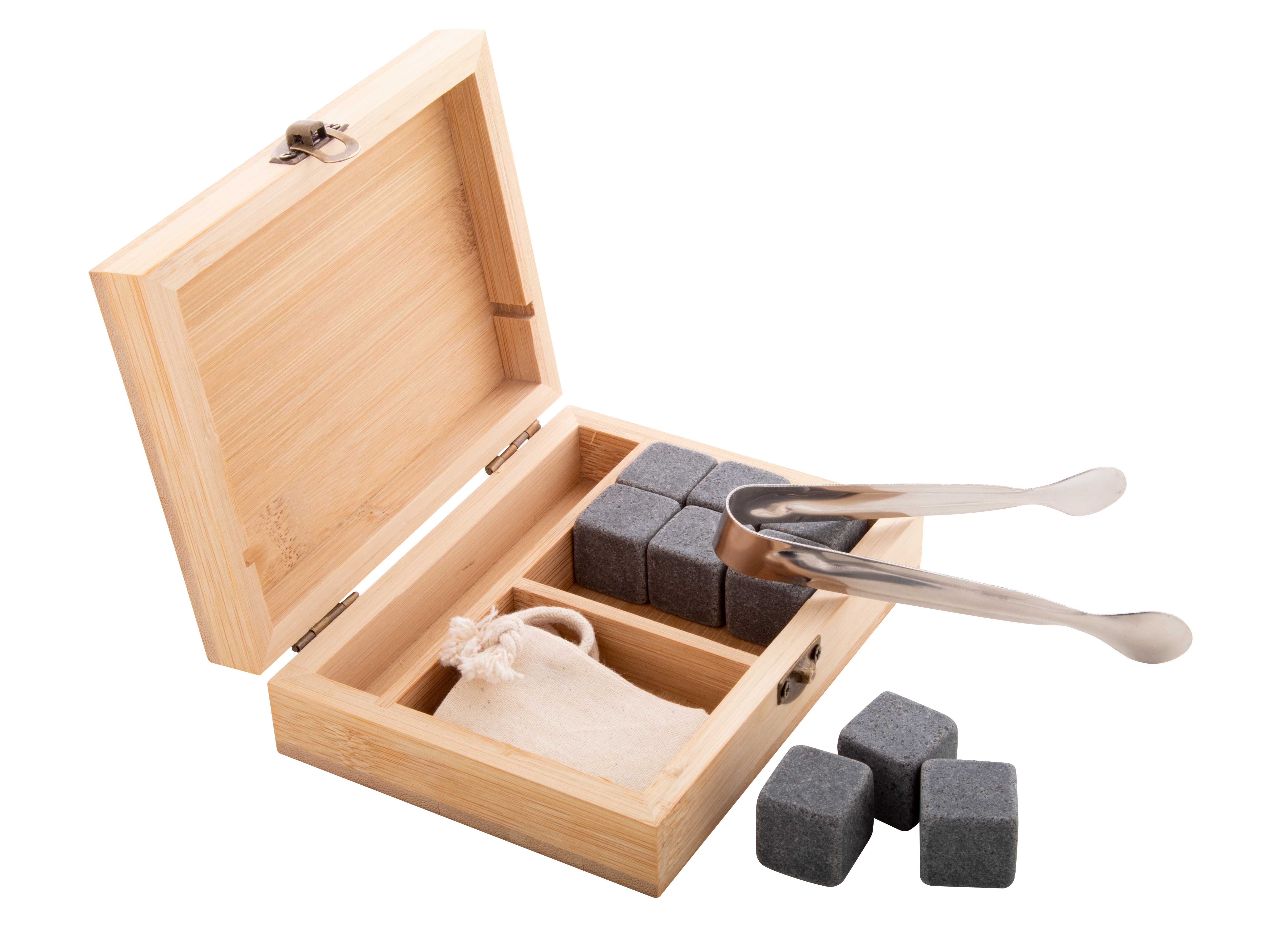 Bourbon. Set di cubetti ghiaccio in pietra