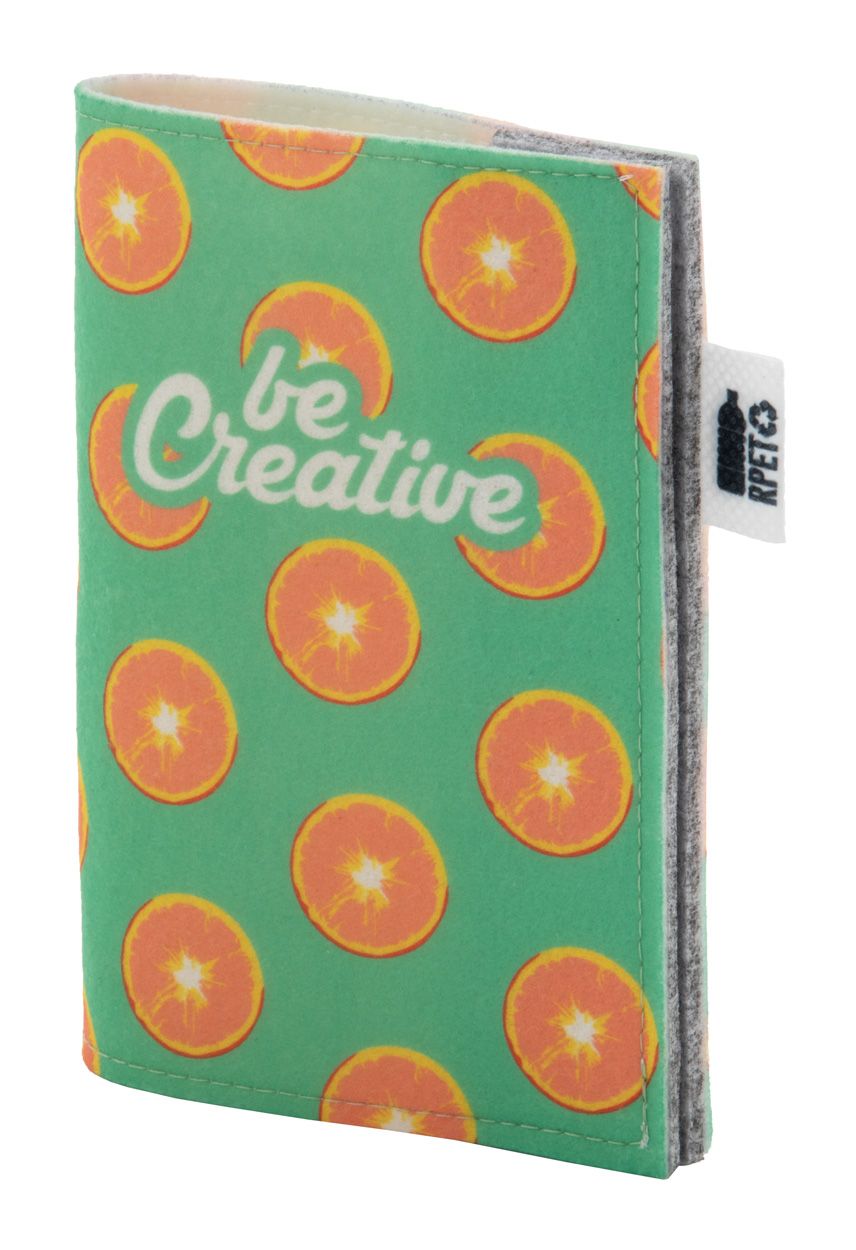 CreaFelt Pass. Custodia per passaporto personalizzabile in RPET