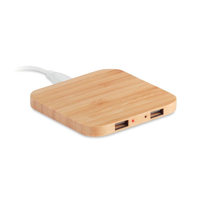 CUADRO. Caricatore wireless in bamboo