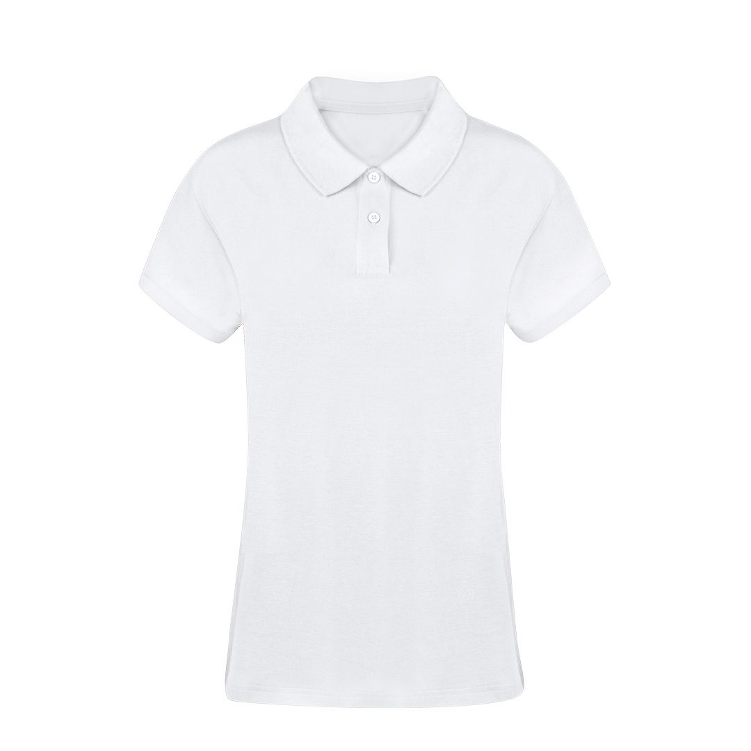 Polo Donna Bianco Koupan