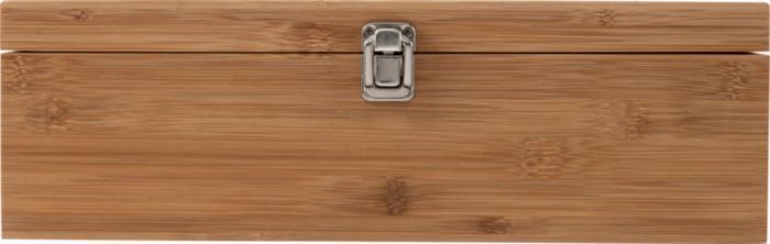 Set vino in bamboo ed acciaio inox Gareth