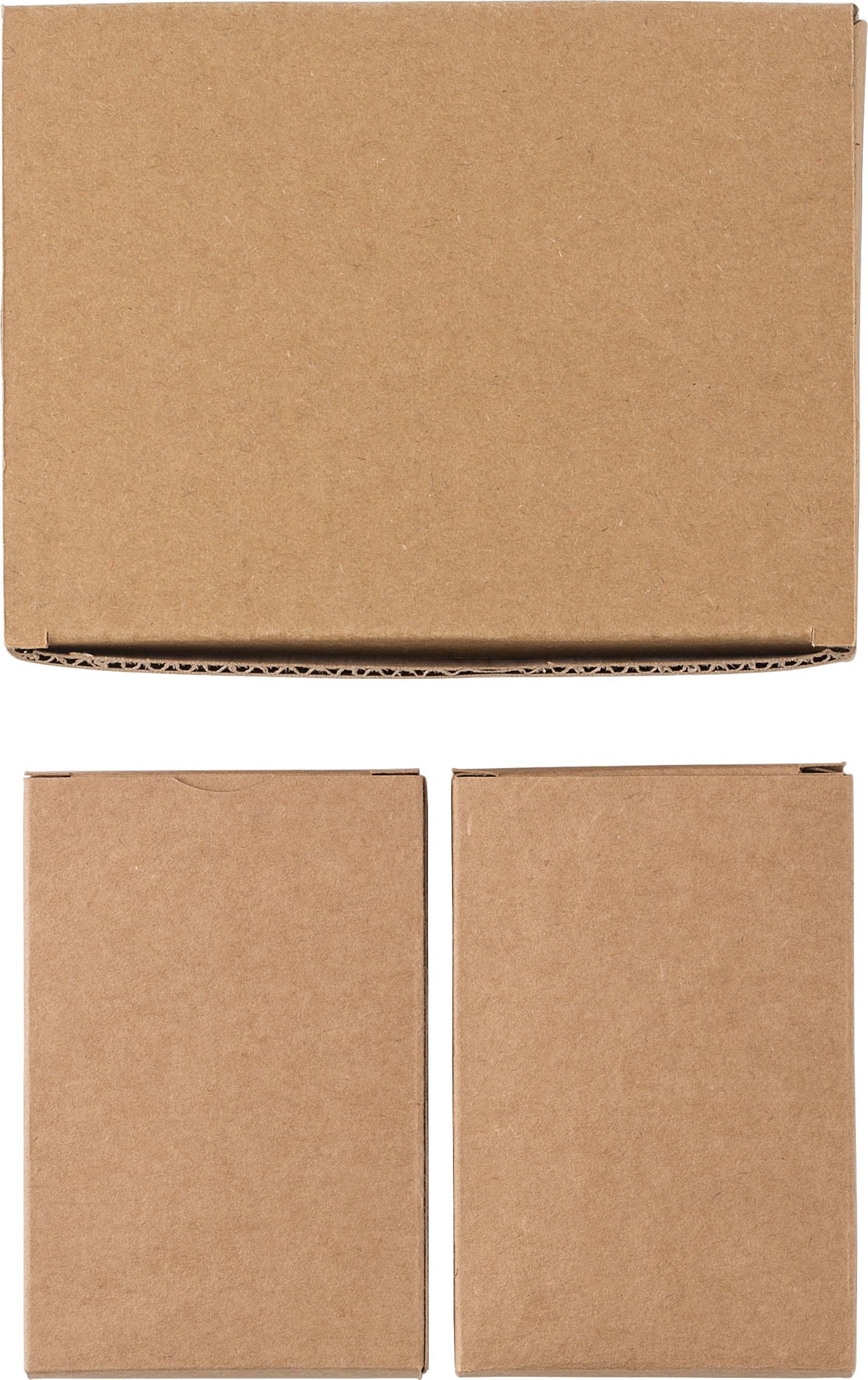 Set di 2 mazzi di carte da gioco in carta riciclata Arwen