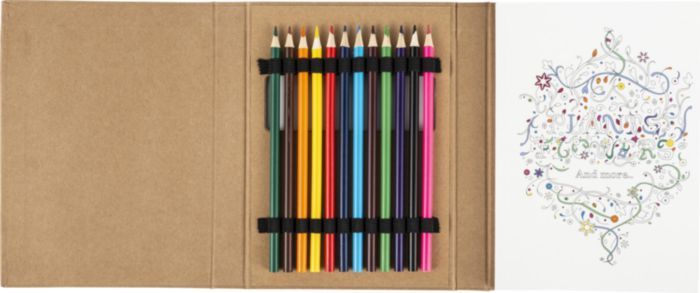 Kit da colorare in cartone Kora