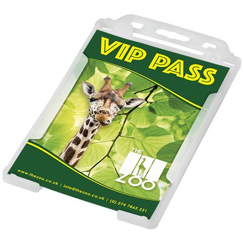 Porta badge in plastica riciclata Pierre