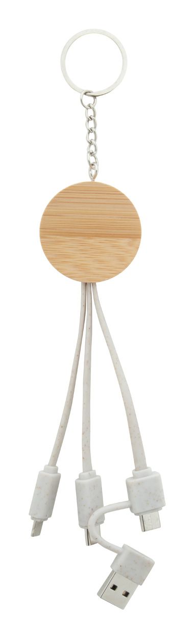 Mugory. portachiavi con cavi di ricarica USB