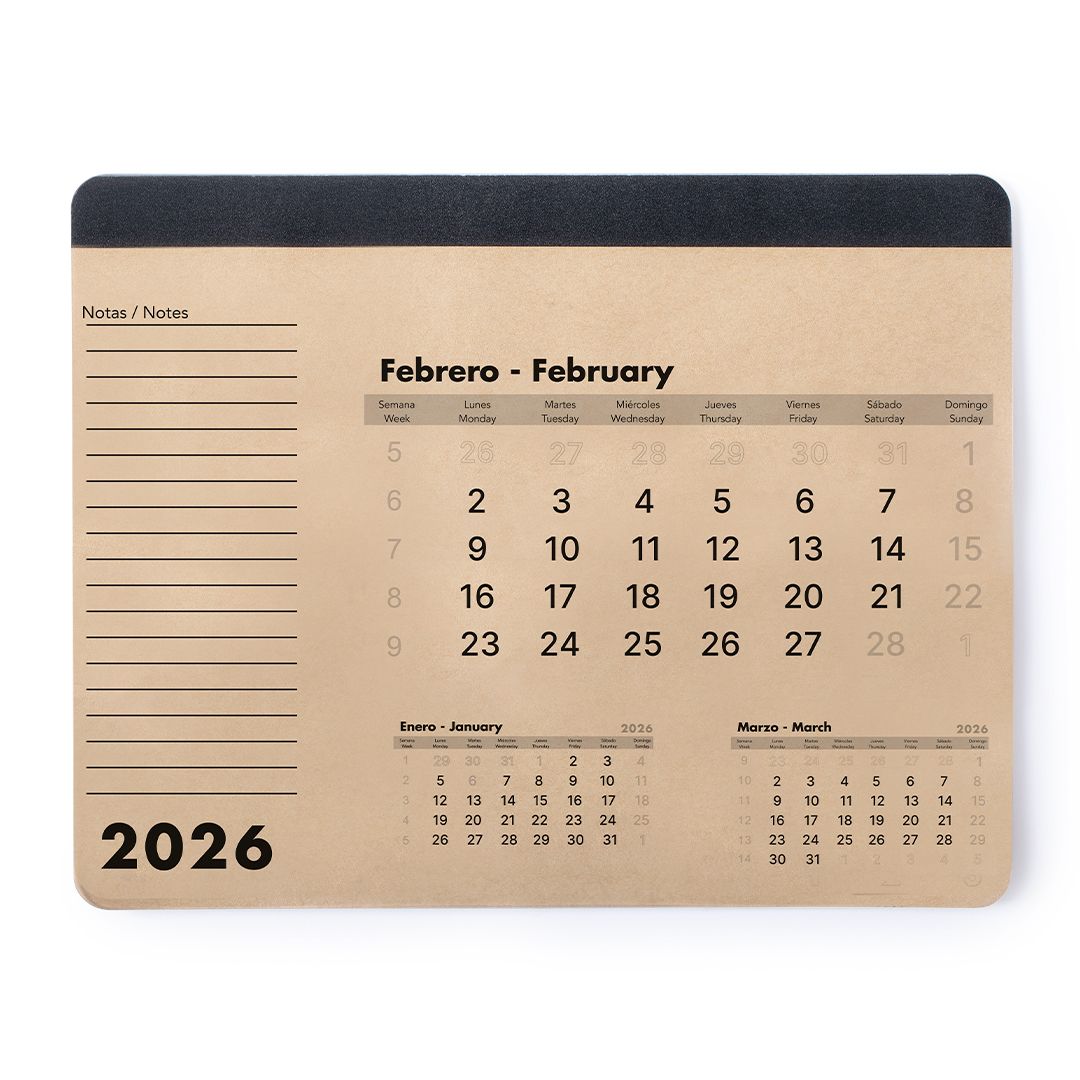 Tappetino Mouse Calendario Flen