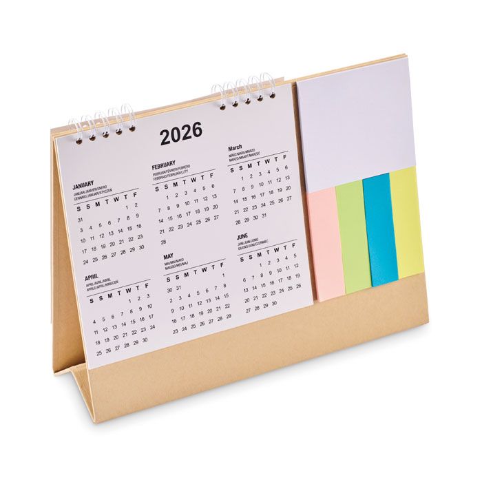 CALENDOO. Calendario da tavolo con memopa
