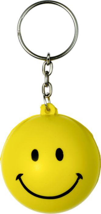 Antistress smile con portachiavi, in PU Earl