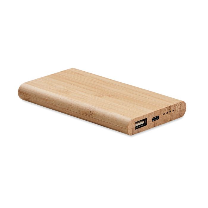 ARENAPOWER C. Power bank in bamboo da 4000mAh