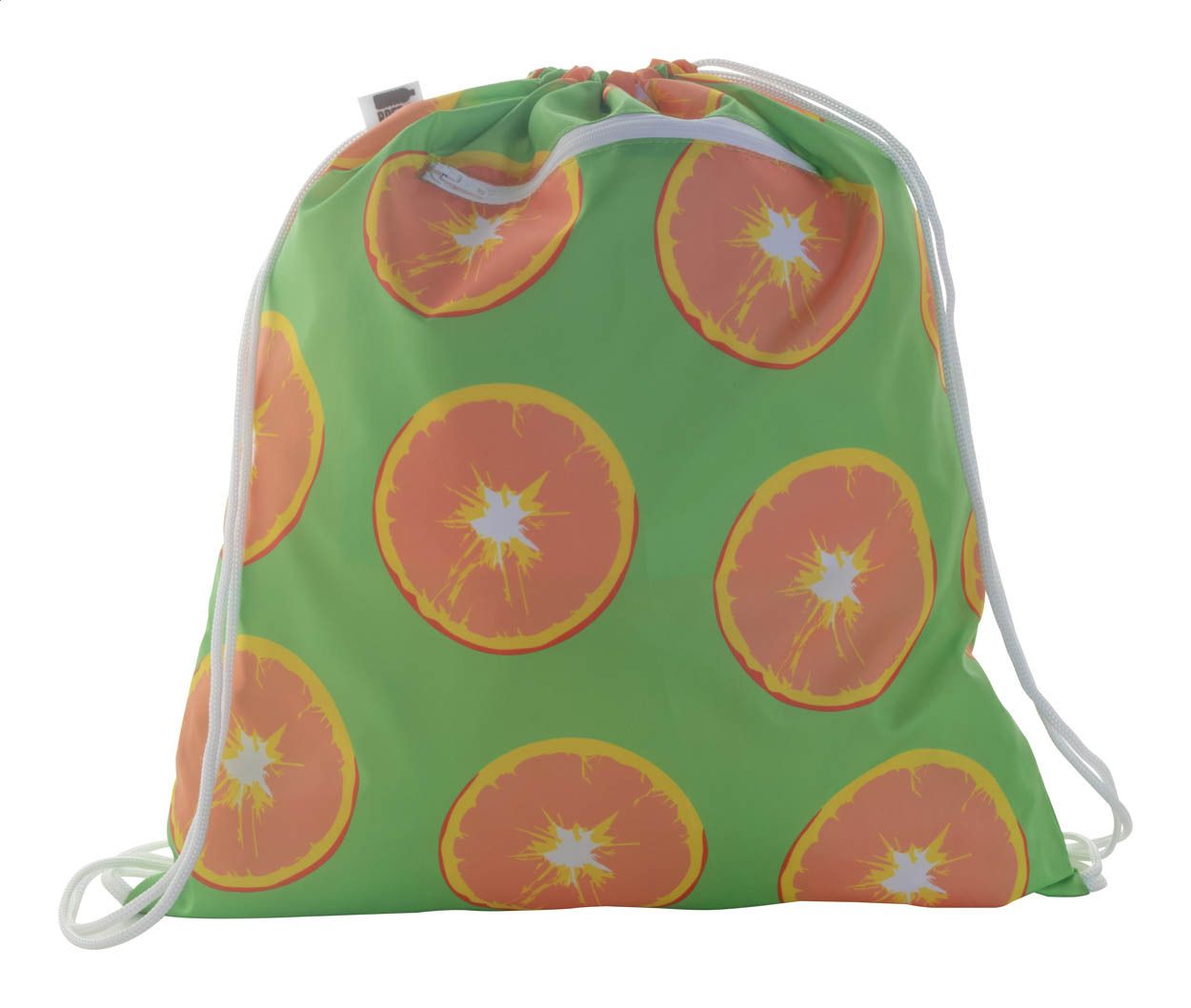 CreaDraw Zip RPET. sacca con coulisse personalizzabile