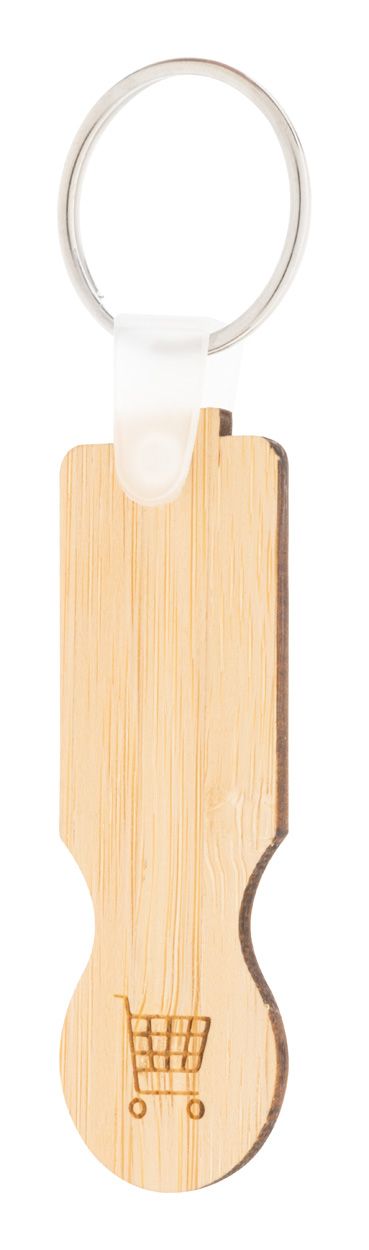 BooCart. Portachiavi con gettone carrello