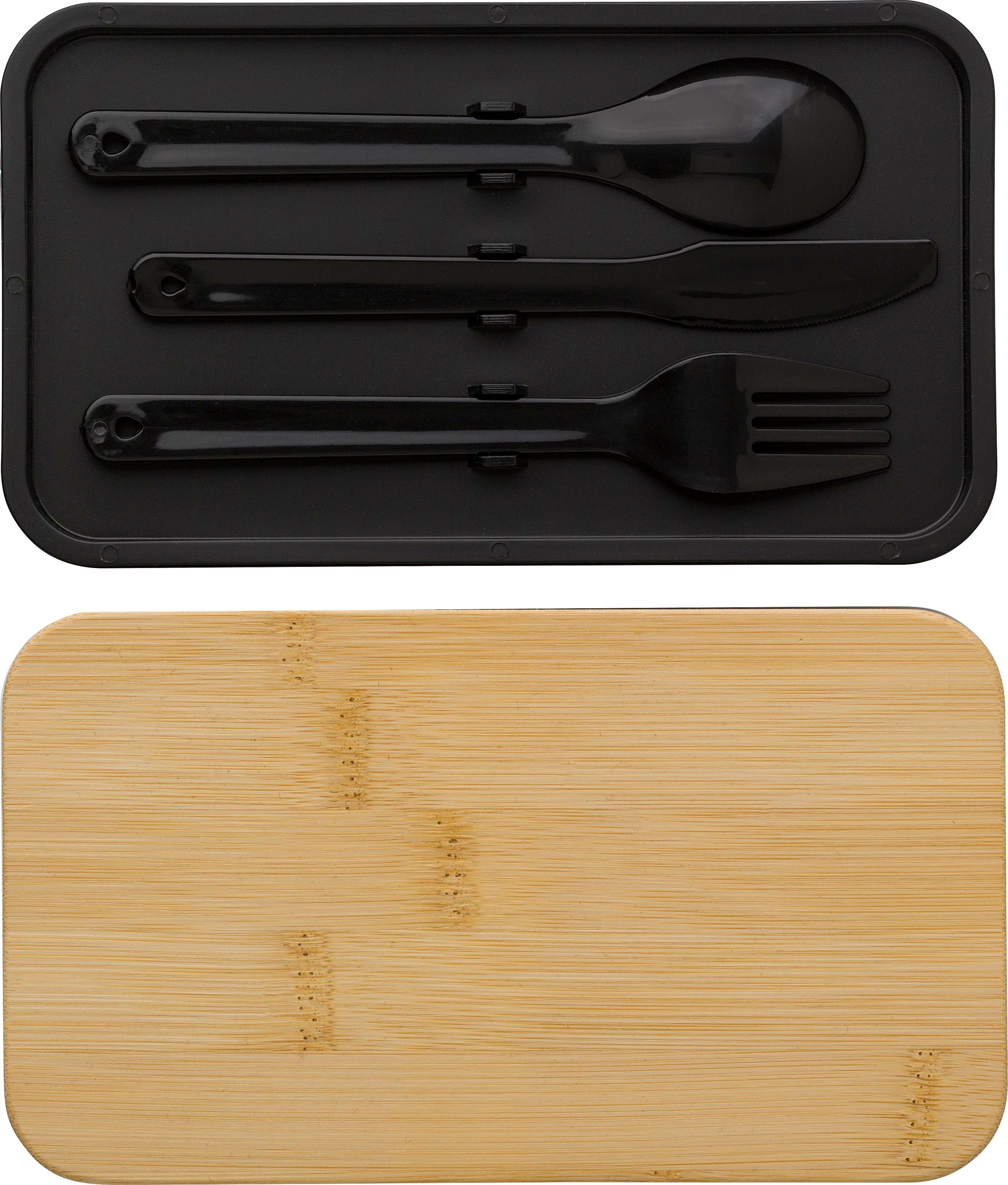 Lunch Box con doppio scomparto in PP Maxton